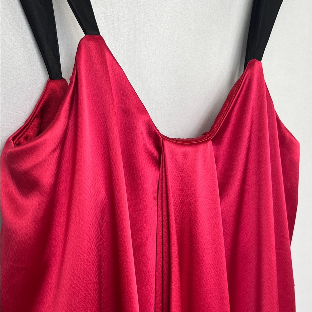 ABS Allen Schwartz Formal Satin Low Back Dress - Size 2 - Picture 4 of 8